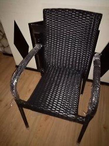Chairs: BASTENSKA STOLICA RATAN-METAL NOVA STOLICA ZA BASTU AKCIJA | Cene — 5