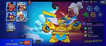 qas permanent: Brawl Stars hesabı – yüksək səviyyəli döyüşçülər və nadir kostyumlar — 4