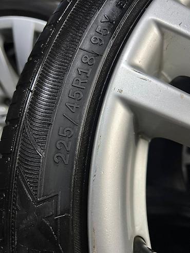 диски f30: Колеса в сборе 225 / 45 / R 18, Всесезонная, Б/у, Комплект, Легковые, Литые, отверстий - 5 — 3