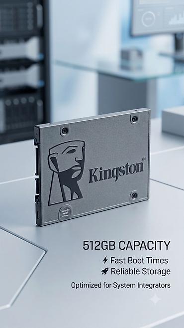 ucuz modemler: Daxili SSD disk Kingston, 512 GB, 2.5", Yeni — 1