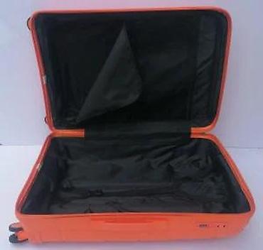 Putni koferi i torbe: Tvrdi kofer na točkiće – narandžaste boje - Materijal: čvrsta ABS/PC — 14