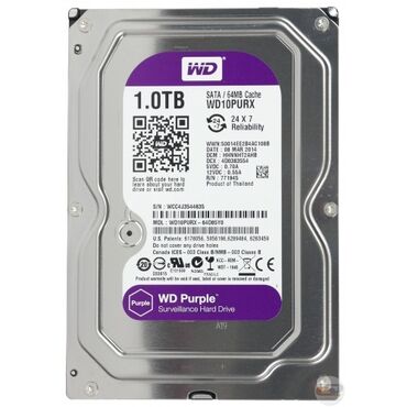 жесткие диски hdd для непрерывного доступа (корпоративные): Маалымат алып жүрүүчү, Жаңы, HDD, 1 ТБ