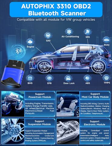 Alati za automobile: AUTOPHIX 3310 Bluetooth za VW / Audi / Skoda / SEAT AUTOPHIX 3310 je — 17