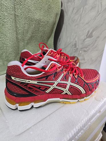 Кроссовки и спортивная обувь: Мужские кроссовки, 45, Asics, Новый, цвет - Красный — 9