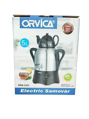 Техника для кухни: Elektrikli Samovar Orvica 3302 - 2500W - 4L - Ağ/Qara - 64.99AZN — 2