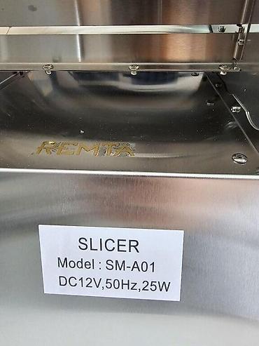 Digər restoran, kafe avadanlığı: Slayser Slayser Tok ile işləyir Meyvə tərəvəz doğrayan Paslanmaz nerj — 10