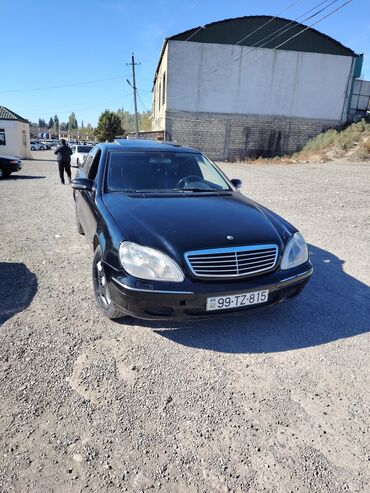 авто запчасти на опель: Mercedes-Benz S-Class (W220) – qara rəng, sedan kuzov. Xüsusiyyətlər