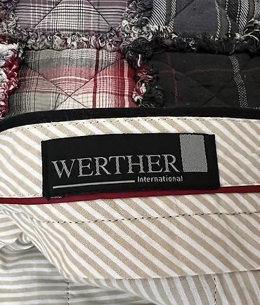 Kişi geyimləri: Qara klassik şalvar – WERTHER, ölçü 46 material kətan və pambıq - — 6