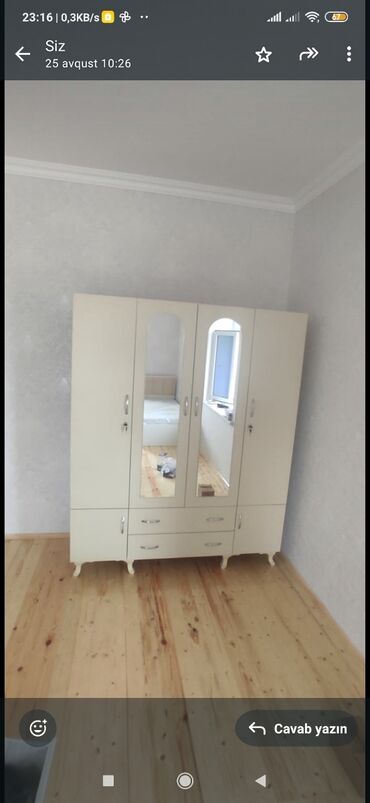 Dolablar: Yeni, Açılan, 4 qapılı Düz dolab, Qarderob, paltar dolabı, Azərbaycan — 3