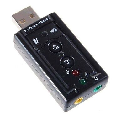джойстики sound gun: Звуковая карта USB sound card 7.1 б/к