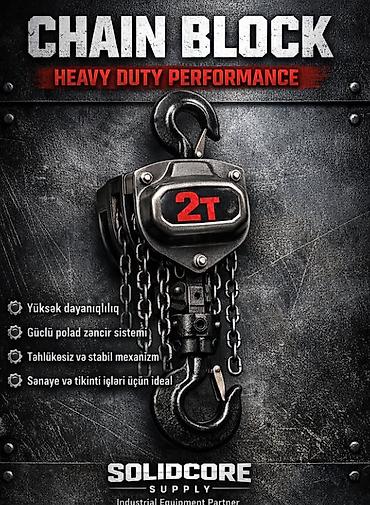 Məhsul: Chain block 2 ton,6 metr(Zəncirli qaldırıcı) • 2 Ton Qaldırma