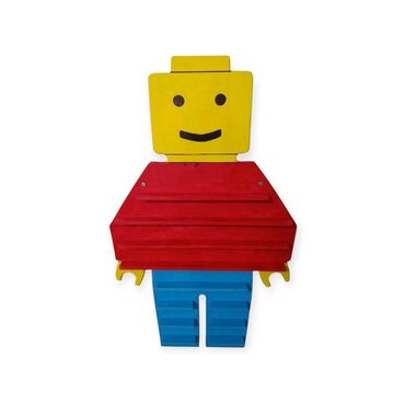 Kocke za decu: Drvena LEGO polica (50×80cm) – ručni rad! Organizujte LEGO kolekciju — 11