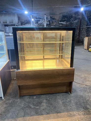 Холодильное оборудование: Soyuducu şirniyat vitrinləri yeniden seçilmir ağ vitrin 145x80x135 — 5