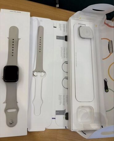 apple watch копия люкс: Apple Watch 7 41 mm. Полный комплект с коробкой. АКБ 96%. Состояние