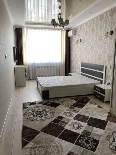 рио квартиры в Кыргызстан: 2 комнаты, 82 кв. м, С мебелью полностью
