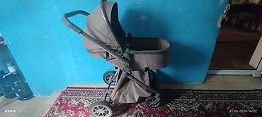 uşağ arabalari: Uşaq arabası – 2-in-1 beşik-li model - Rəng: tünd bej/qəhvəyi - Tip — 1