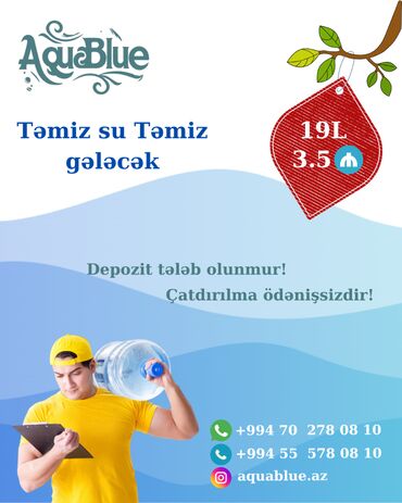 Digər qida məhsulları: Qiymət 3.5 Azn. Suyun təbii qaynağından toplanmış minerallarla zəngin