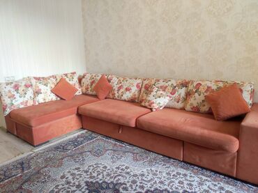 Другие мебельные гарнитуры: Угловой диван, раскладной. 15000 сом