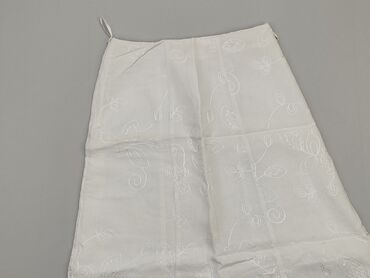biała spódnice jeansowe midi: Spódnica, M, stan - Dobry