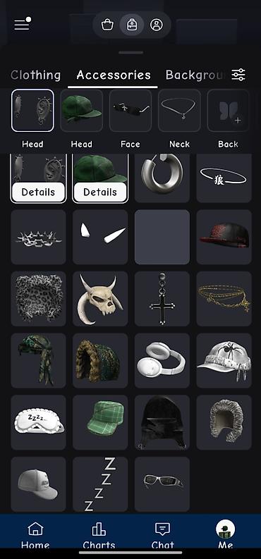 мета 3 очки: Набор аксессуаров и одежды для аватара в Roblox (категория Accessories — 1