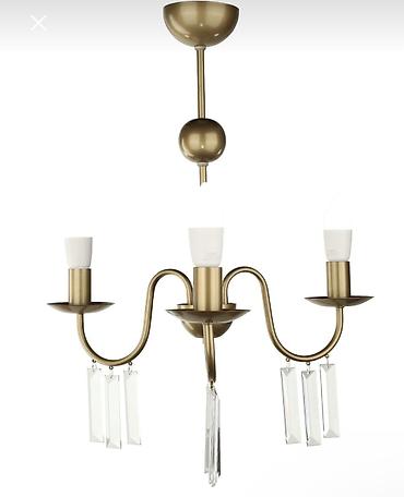 şamdam: Çılçıraq, 3 lampa, Şüşə — 1