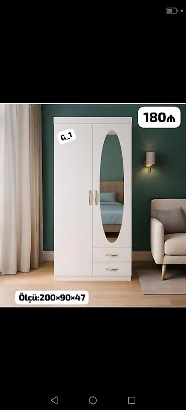 Dolablar: *Dolab 2 qapılı 180Azn* ✔️İstehsal Rusiya Laminat 18/lik qalınlıqda — 1