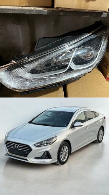 фары хундай соната: Алдыңкы фаралар комплектиси Hyundai 2018 г., Жаңы, Оригинал