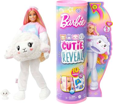 костюм животных: Новая коллекция Barbie Cutie Reveal представляет собой бокс с 10-тью