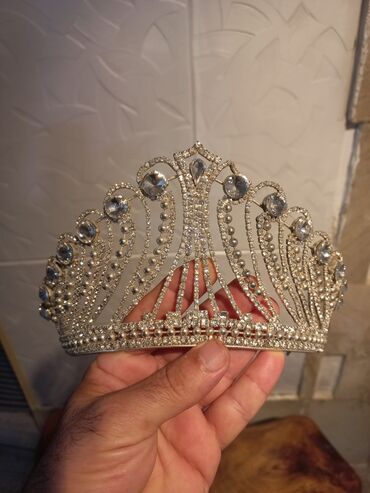 Taclar: Gəlin tacları və saç aksesuarları dəsti cəmi 300 azn - Üç fərqli — 13