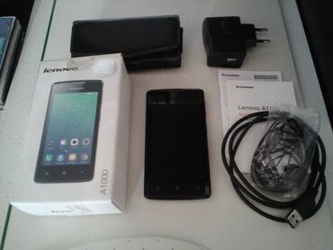 mantil kais ramena: Lenovo A1000, 8 GB, color - Black, Sensory phone, Dual SIM cards, With documents