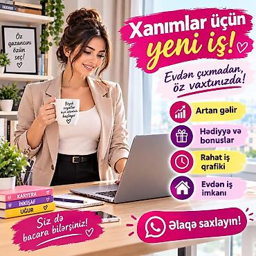 reception is elanlari: Marketoloq tələb olunur, 46 yaşdan yuxarı, Təcrübəsiz — 1