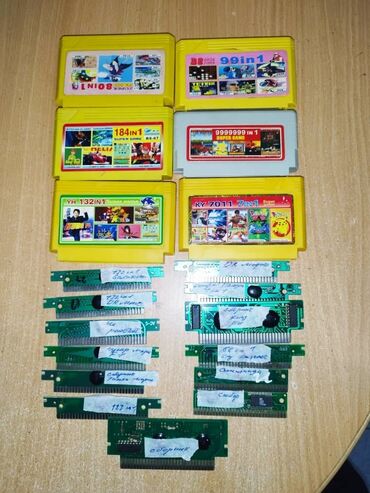 NES Classic: Продаю картриджи, платки для Денди, цена от 200 до 400 сом, также