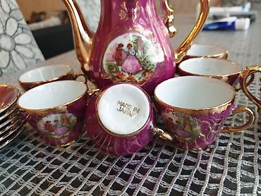 Qab-qacaq və mətbəx ləvazimatları: Çay dəsti, rəng - Çəhrayı — 8