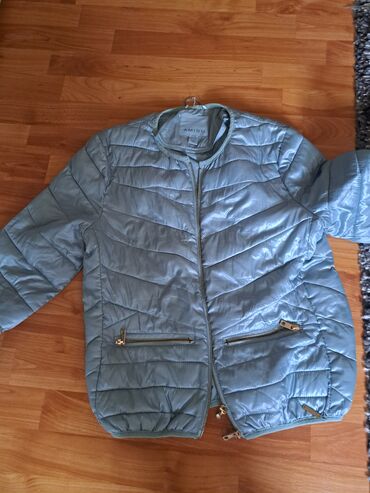 Ostale jakne, kaputi, prsluci: Zenska jakna štepana za prelazni period.Metalik svetlo tirkizna, nova na lalafo.rs — 6 Ostale jakne, kaputi, prsluci: Zenska jakna štepana za prelazni period.Metalik svetlo tirkizna, nova — 6