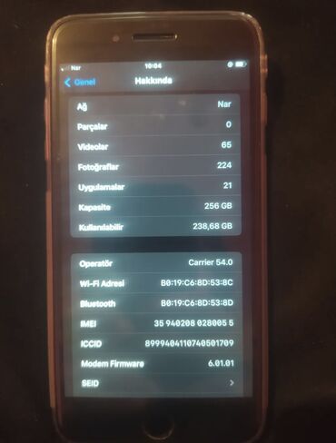 Apple iPhone: IPhone 8 Plus, 256 GB, Qara