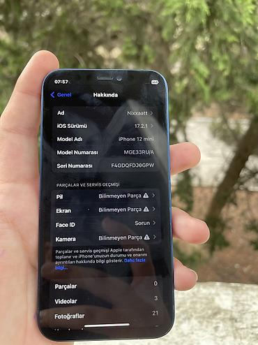 pubg hesap satis random: IPhone 12 mini, 128 GB, Mavi, Face ID — 9