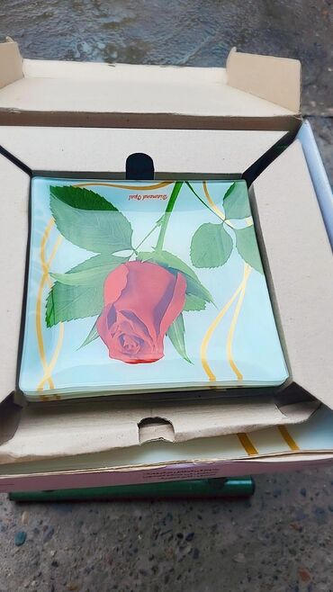 Посуда: Новая посуда!!! набор на 6 персональный ещё 2 набора стеклянные — 3