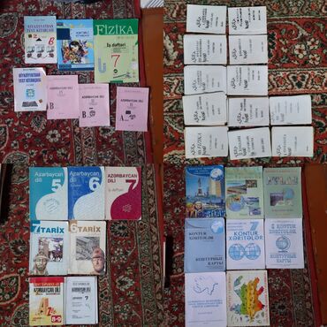 Digər məktəb dərslikləri: Dərs üçün əlavə vəsait. Əksəriyyəti yenidir heç açılmayıb. Tək tək — 12