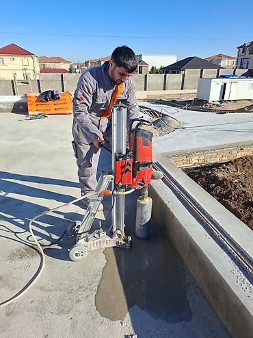 Beton işləri: Beton kəsimi və almazla deşmə xidməti - Beton, daş, kərpic və — 3