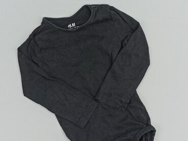 body czarne dziecięce: Body, H&M, 1.5-2 lat, 86-92 cm, stan - Bardzo dobry