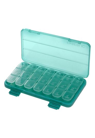 Saçlara qulluq: Faberlic həftəlik dərman qutusu – günün 3 zamanı üçün bölmələr -