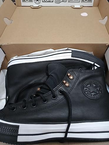 patike s: Converse All Star duboke patike / 41, nove nenošene, crne boje, unisex — 3