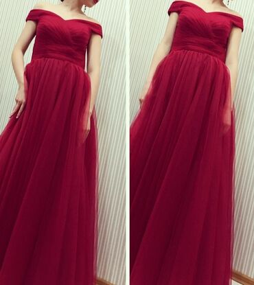 платье одежда: S (EU 36), M (EU 38), цвет - Красный