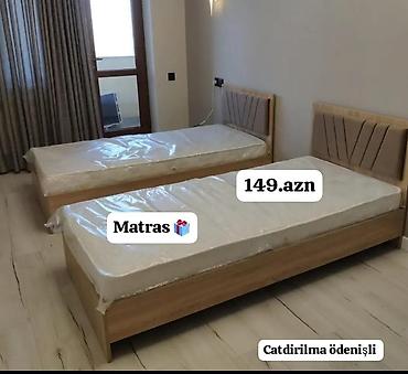 Yeni, Təknəfərlik çarpayı, Matras ilə, Azərbaycan lalafo.az -da Yeni, Təknəfərlik çarpayı, Matras ilə, Azərbaycan