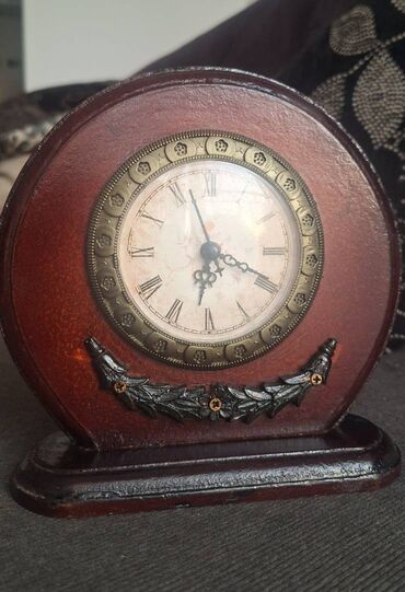 kaminski satovi: Table clock, color - Brown, Used