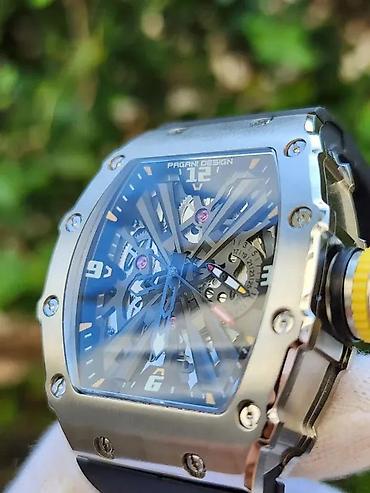 Ručni satovi: Pagani Design PD-1738 -Crna/Black- Richard Mille Homage — 3