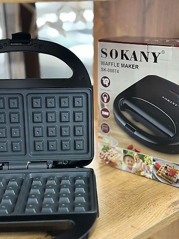 kitchen aid: 🧇 Вафельница SOKANY — 750 Вт, 2 вафли за раз 📌 Состояние: новая / — 2