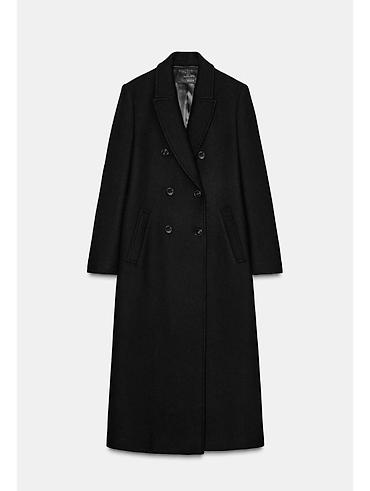 personaj geyim: Palto, Zara, XS, S, rəng - Qara — 1