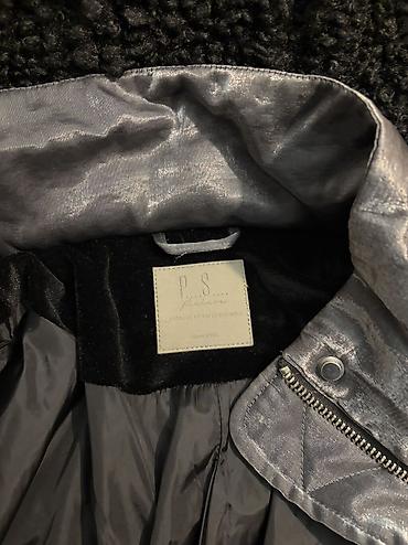nike command zenske: Duga ženska zimska jakna/kaput u metalik sivoj boji. - Dužina do — 5