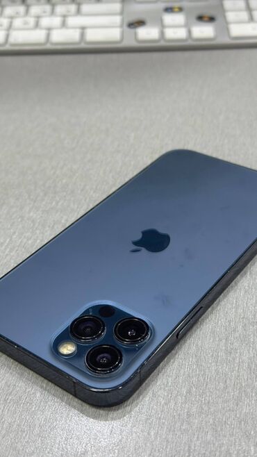 12 про макс цена бишкек бу: IPhone 12 Pro, Колдонулган, 512 ГБ, Blue Titanium, 83 %